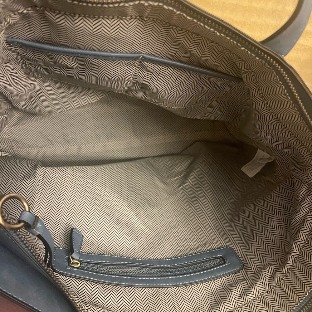 Blue Tote purse - Picture 4 of 4